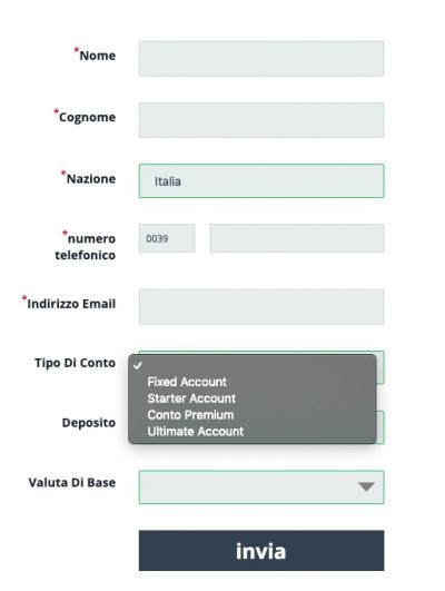 form registrazione orbex